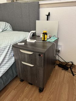 Nightstand + Cabinet Drawer
