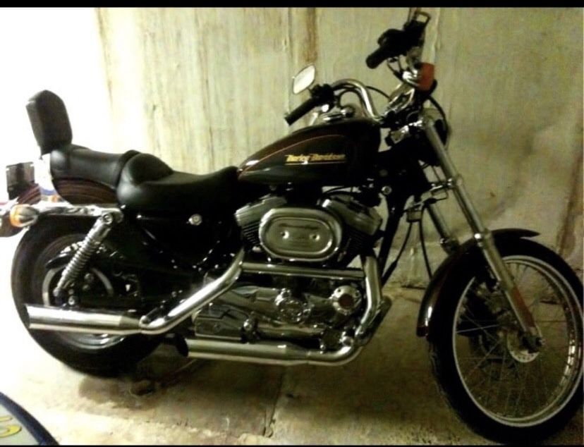 Photo 2001 Harley XL1200 low hours mint condition and garaged. Last serviced at Gengras Harley.