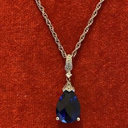 Sterling Silver Necklace & Earrings Set