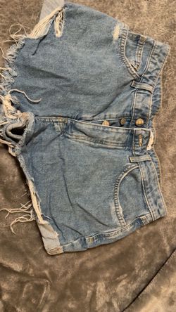 denim shorts