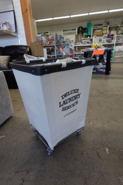 Industrial Canvas Laundry Hamper