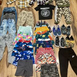 Mixed Lot Of Boys 3T & 4T Clothing