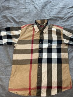 Burberry Somerton Check Cotton Long-Sleeve Shirt
