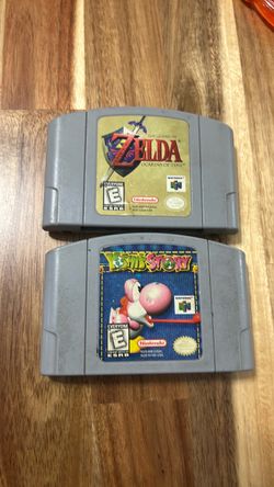 Zelda Ocarina of Time Yoshi Story Nintendo N64