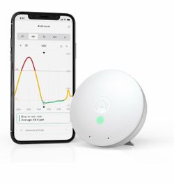 Airthings-292 Wave Mini - Indoor Air Quality - Chemicals (TVOCs), Humidity, Temperature 20 x 30 x 1