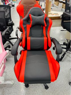 Black and Red Leather Gaming Chair🖤❤️