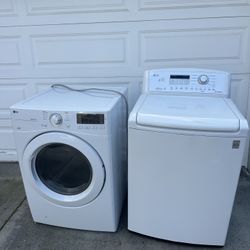 LG Washer And Dryer For Sale