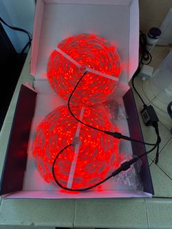 New 200 ft LED Strips — Water-Resistant — $45 Each — Only 4 Available