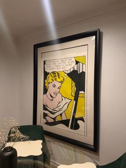 Roy Lichtenstein’s “Girl at Piano” art