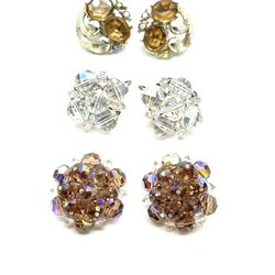 Lot Of Lisner & Laguna Glitzy Earrings 
