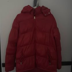 Men Fashion Nova Red Puffer Jacket 