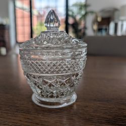 Vintage 1970's Glass Container