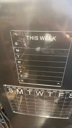 Acrylic Magnetic Calender 