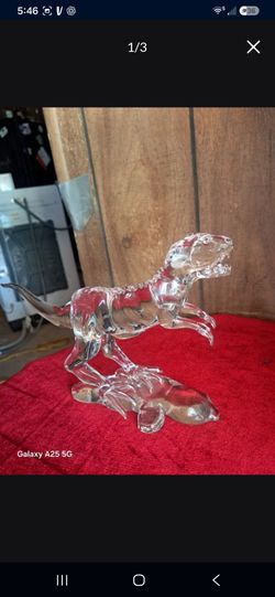 Hand blown T-Rex