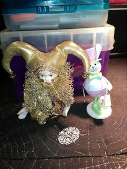 Joker and bunny dolls. New