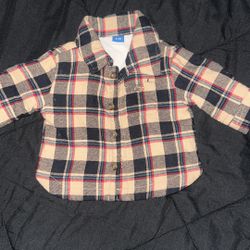 Flannel Baby Boy jacket 