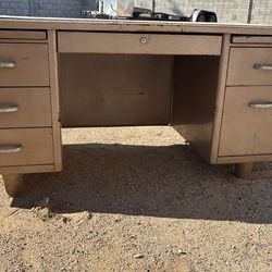 Industrial Metal Tanker Desk
