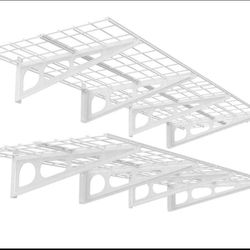 FLEXIMOUNTS 2-Pack 2x6ft 24-inch-by-72- inch Wall Shelf