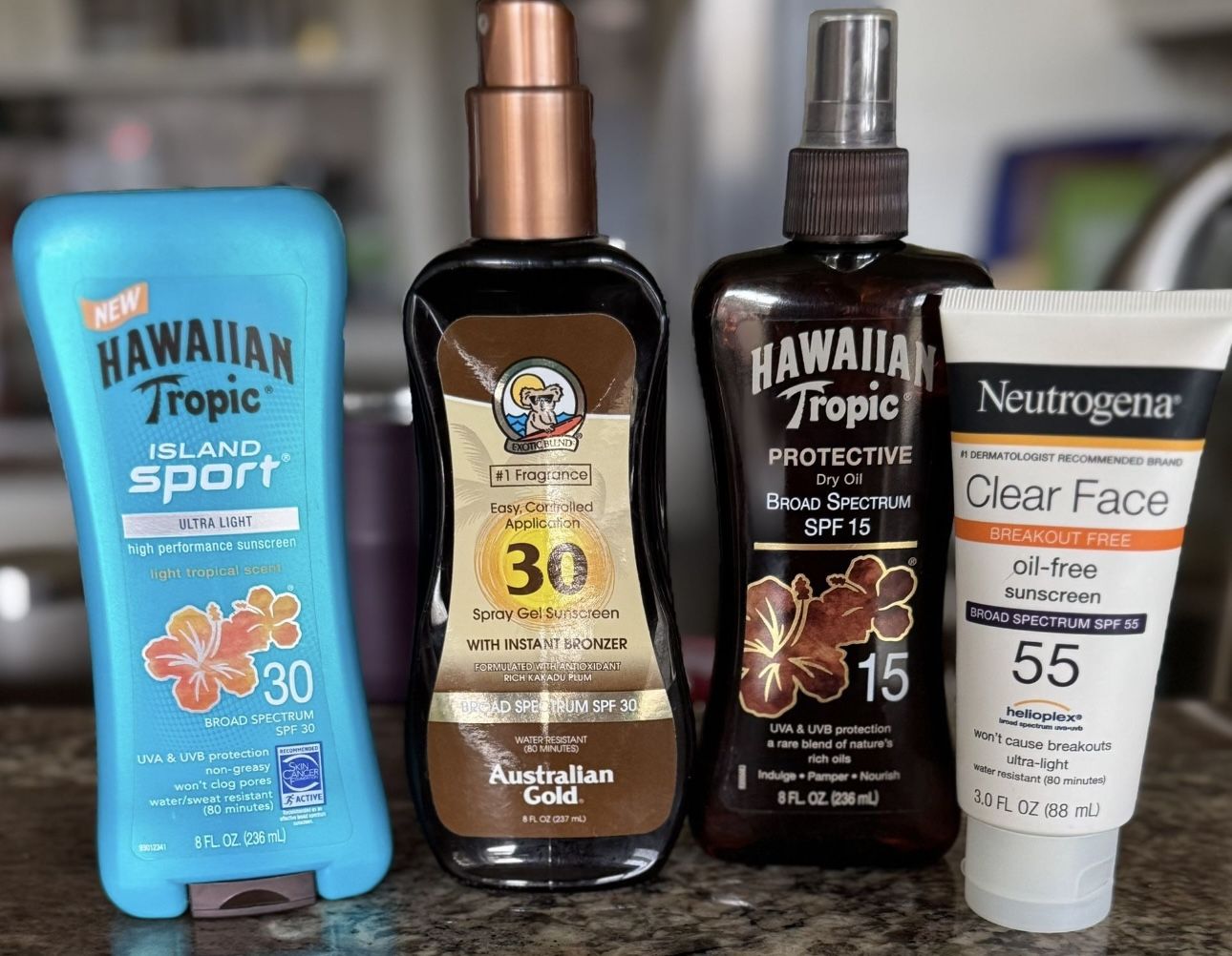 Bundle Lot of Sunscreen Tanning Lotion Bronzer Bundle Lot Of 4