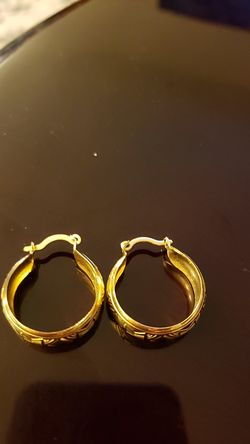 AERRINGS GOLD PLATED