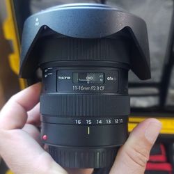 TOKINA EF 11mm-16mm 2.8 LENS