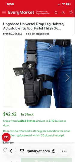 Drop leg Gun  holster