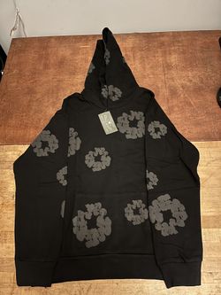 Denin Tears Monochrome Hoodie 