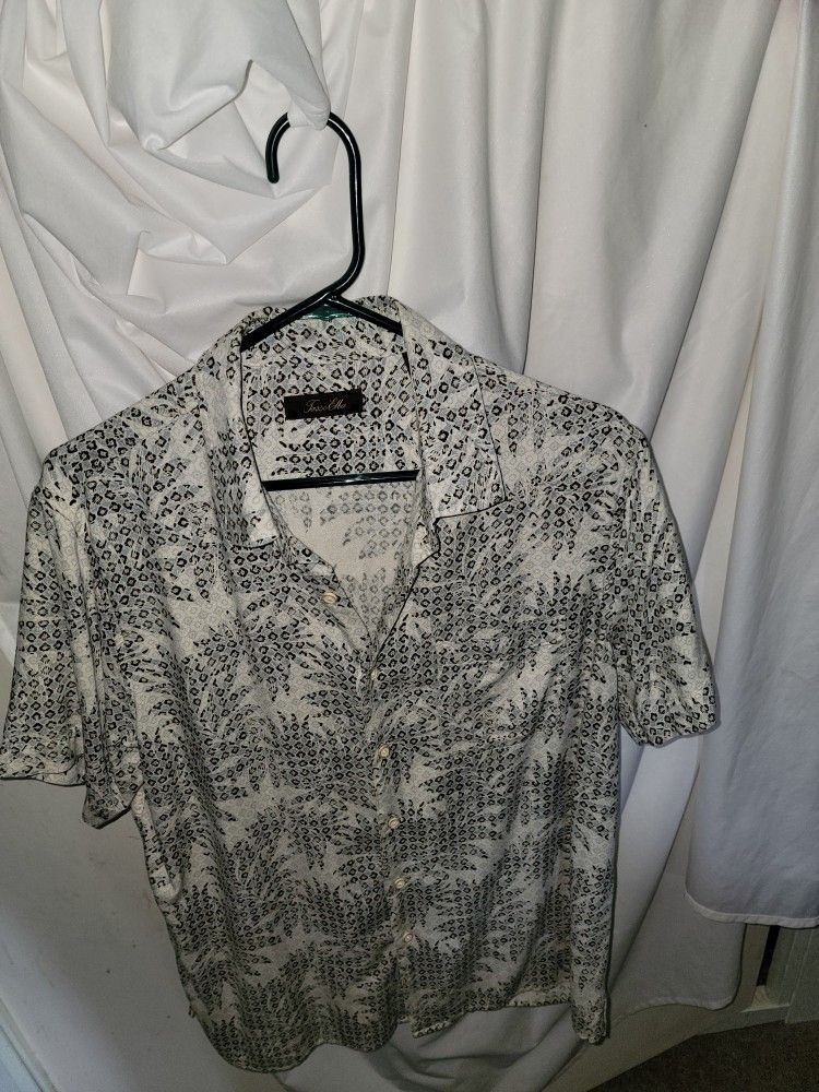 Used Men's Tasso Elba Silk Shirt