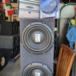 12inch Alpine Subs and amplifier and kit