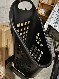 Odd Shaped Hamper On Wheels 