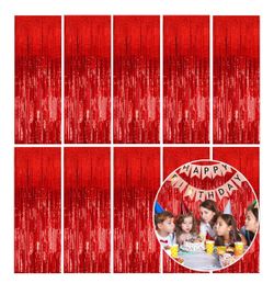Foil curtain backdrop