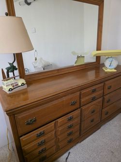 Beautiful maple wood dresser from the 60s
