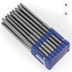 Stark USA 1/4" Extra Long Security Bit Set, 32 Piece Screwdriver Bit For Drill, S2 Steel 6” Long Torx Bit Set, Tamper Proof Bit Set, Torx, PoziDriv, S