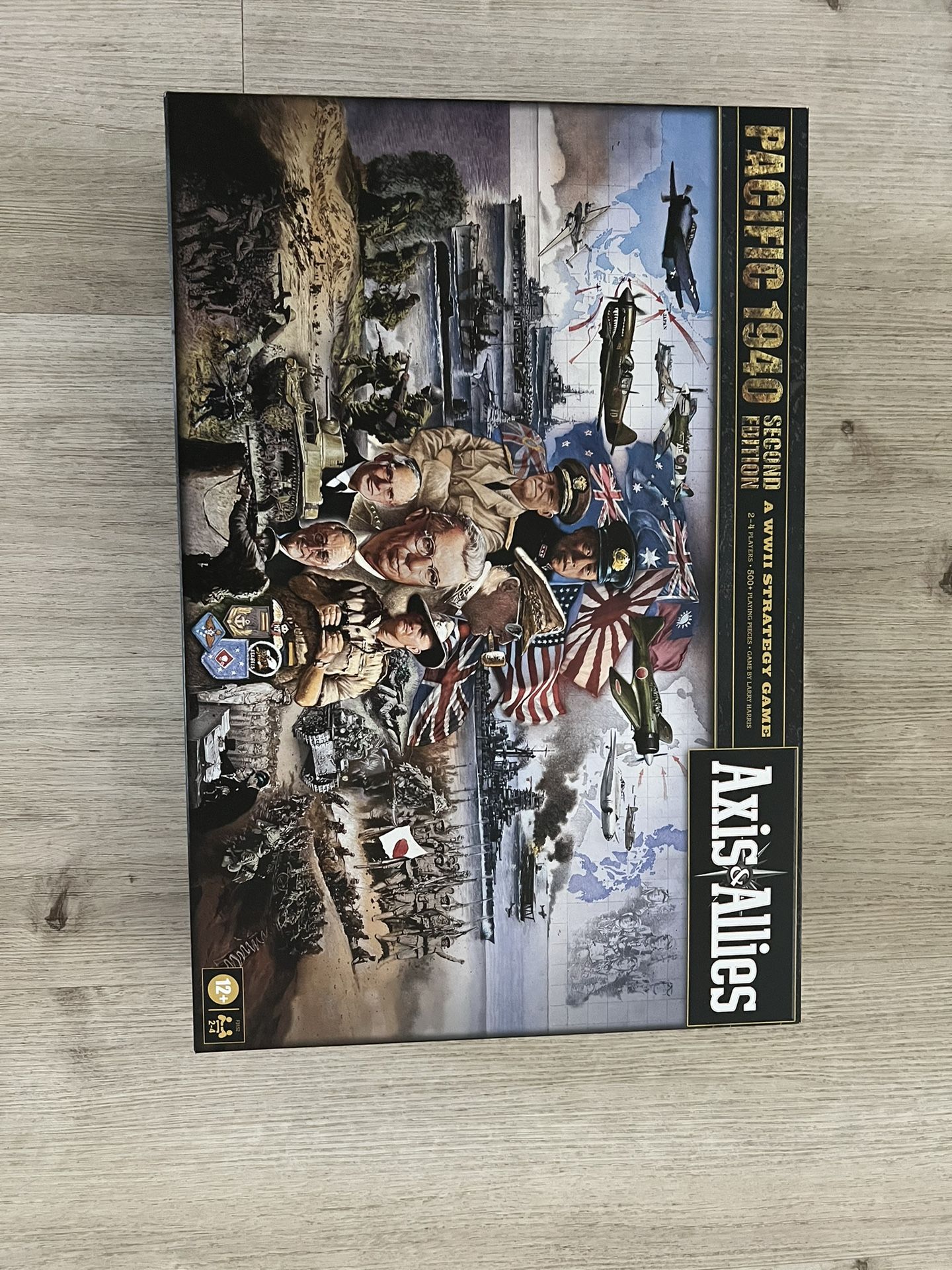 Avalon Hill Axis & Allies Pacific 1940 Second Edition WWII Strategy Board Game, with Extra Large Gameboard, Ages 12 and Up, 2-4 Players