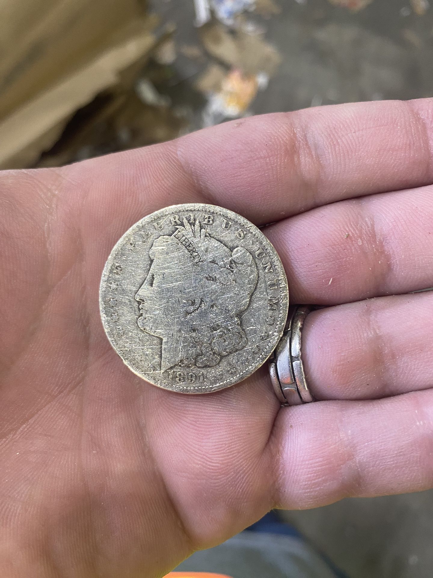 1891 Silver Dollar 