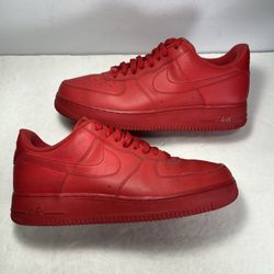 Nike Air Force 1 Low ’07 LV8 1 Triple Red 2020 – Size 13 – $50