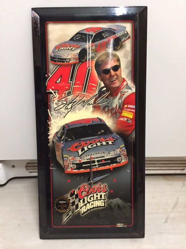 Sterling Marlin collector clock, no box. Numbered, by jebco
