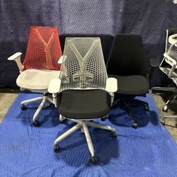 Herman Miller Fully Loaded Sayl Chair! We Also Have Standing Desk And Monitor Arms Available!