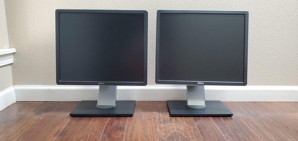 Twin Dell monitors