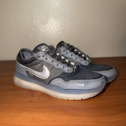Nike PS8 SB Cool Grey Metallic Silver Shoe Sneaker - FV8493-002 Men's Size 4