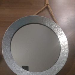 Real Metal Antique Mirror Farmhouse 