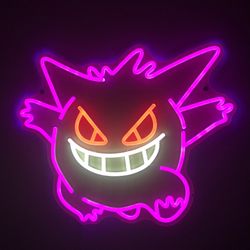 Gengar Neon/ LED Pokemon Light