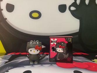 Hello Kitty Godzilla McDonalds happy meal toy figure #1
