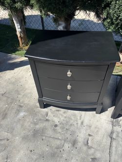 One black nightstand