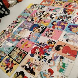 Rare vintage ranma 1/2 cards