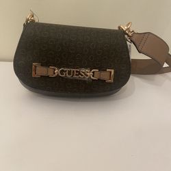 Guess Bag EArlington Brown NEW - Cartera Cafe 