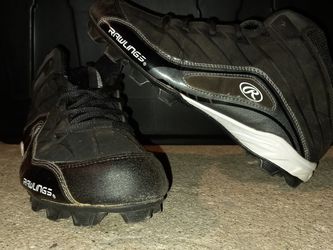 Rawlings 8.5 Baseball Cleats Plastic Spikes
