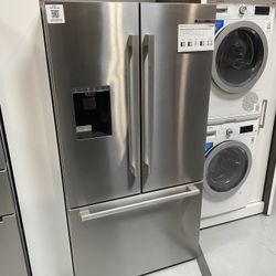 Stainless Steel French Door Bottom Mount Refrigerator 