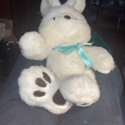 White Brush, Bunny, Rabbit, Stuffed Animal