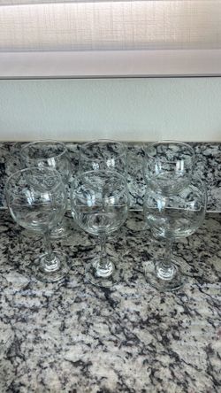 🫙 6-Piece Wide Mouth Glass Jar Set – Like New Condition